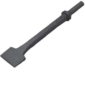 Cincel neumático plano ancho, cincel neumático con vástago de 0,401 pulgadas, raspador para paredes y suelos, removedor de azulejos, compatible con martillo neumático de 0,401 pulgadas.